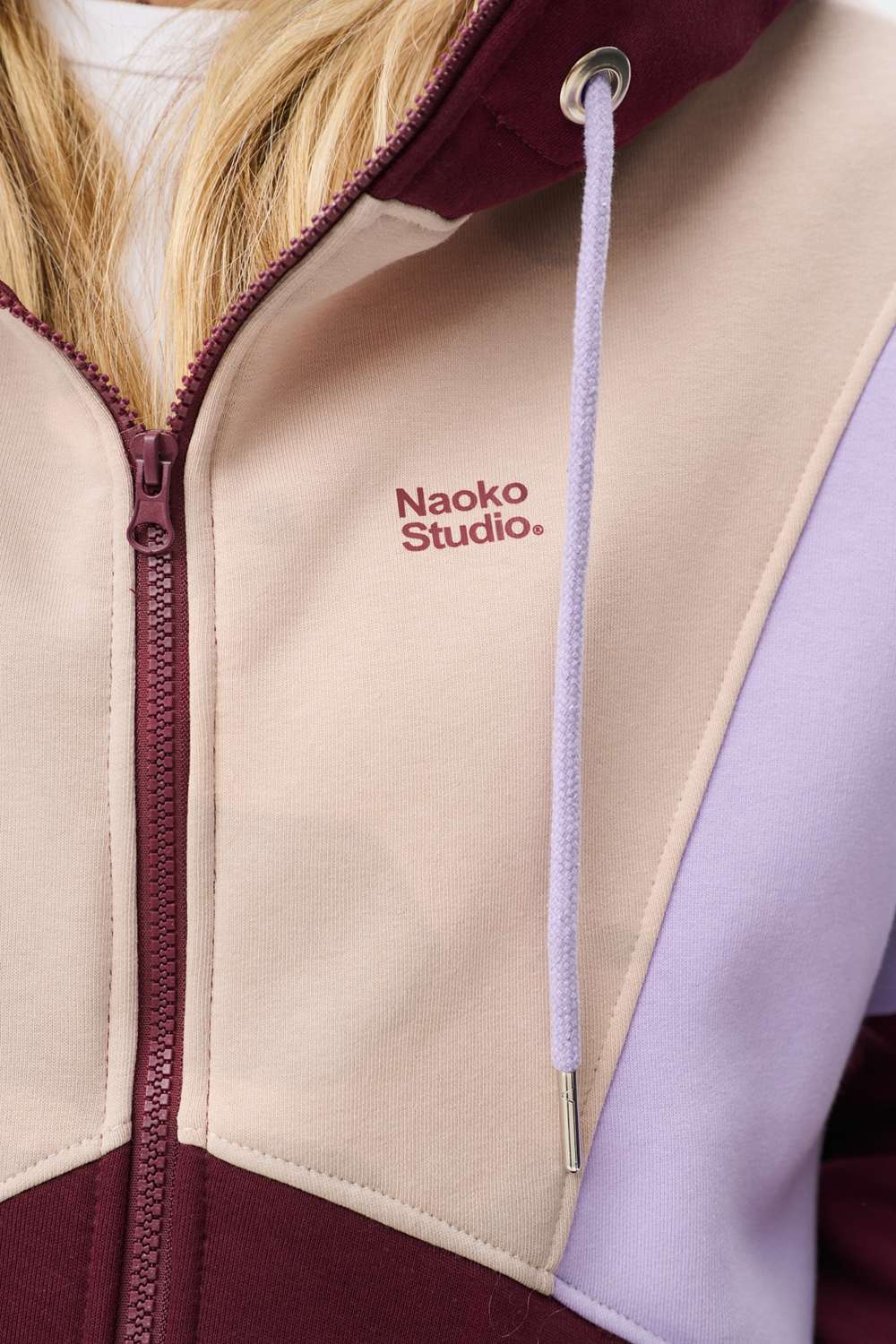 Fig Puzzle Zip-Up Sweatshirt