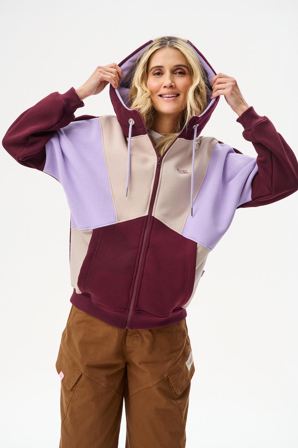 Fig Puzzle Zip-Up Sweatshirt