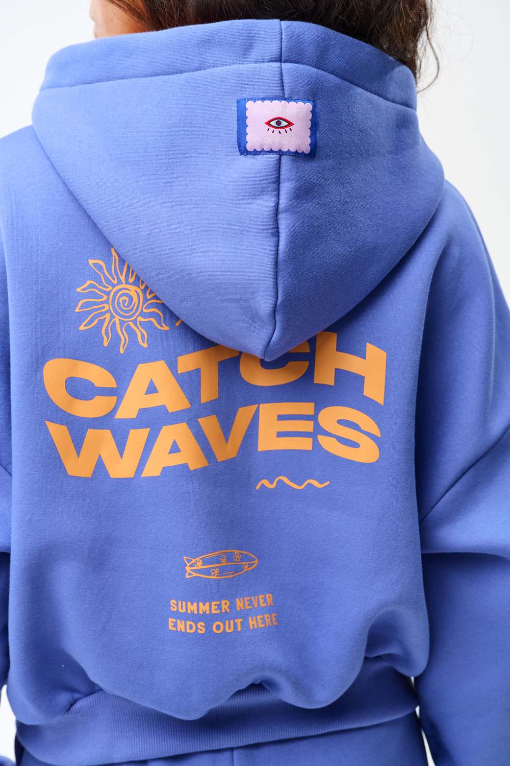 Hanorac cu fermoar Catch the Waves