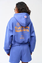 Hanorac cu fermoar Catch the Waves