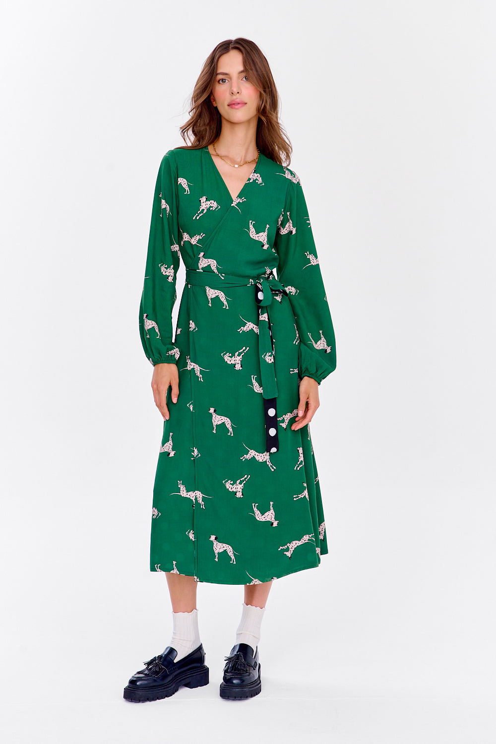 Dalmatian Dots Chameleon reversible dress
