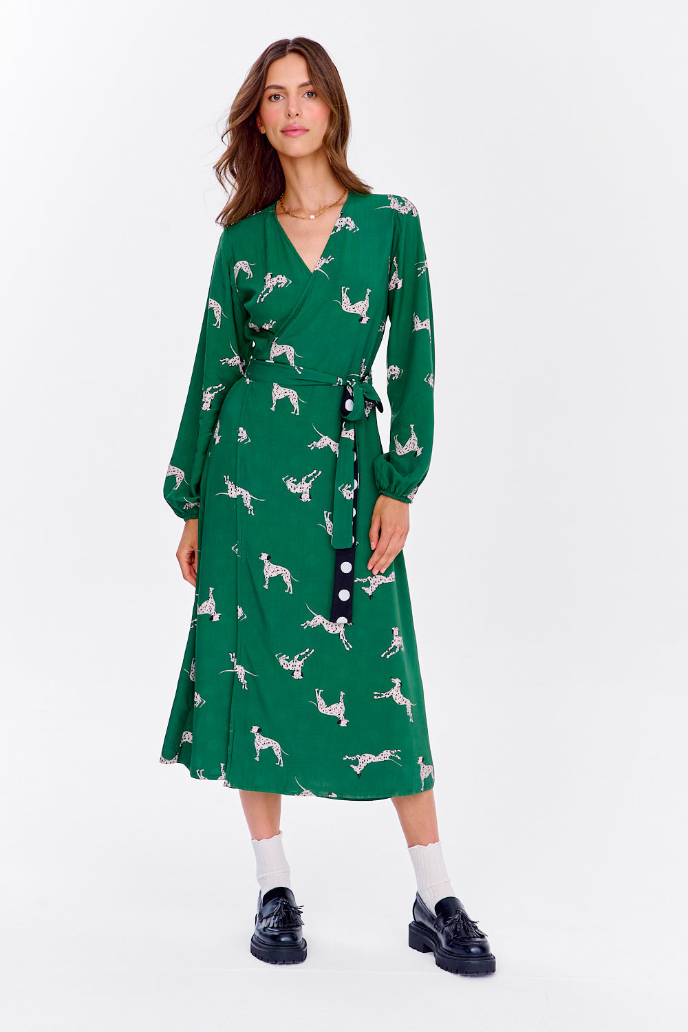 Dalmatian Dots Chameleon reversible dress
