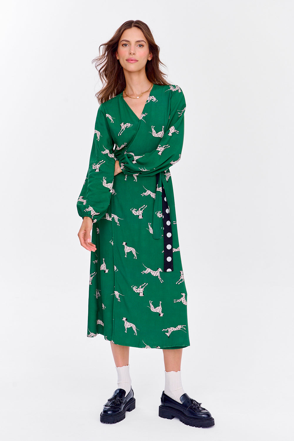 Dalmatian Dots Chameleon reversible dress