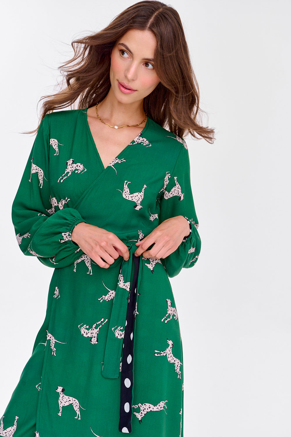 Dalmatian Dots Chameleon reversible dress