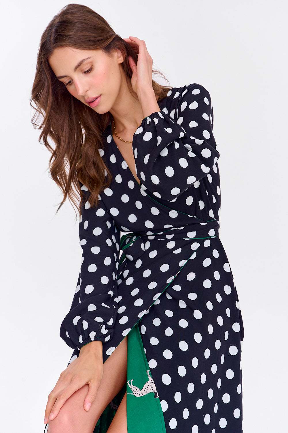 Dalmatian Dots Chameleon reversible dress