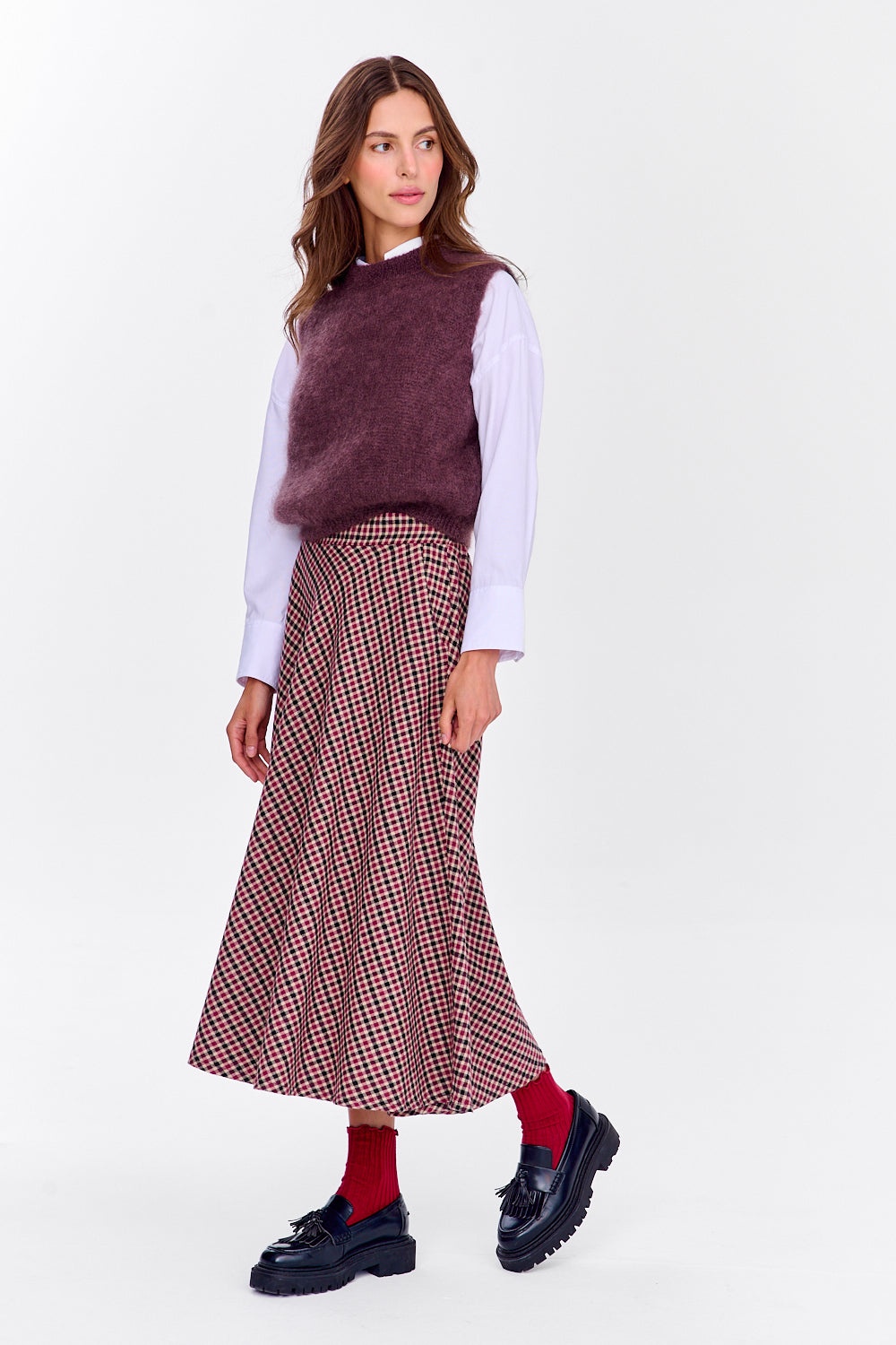 Sunday Crush flanellen rok