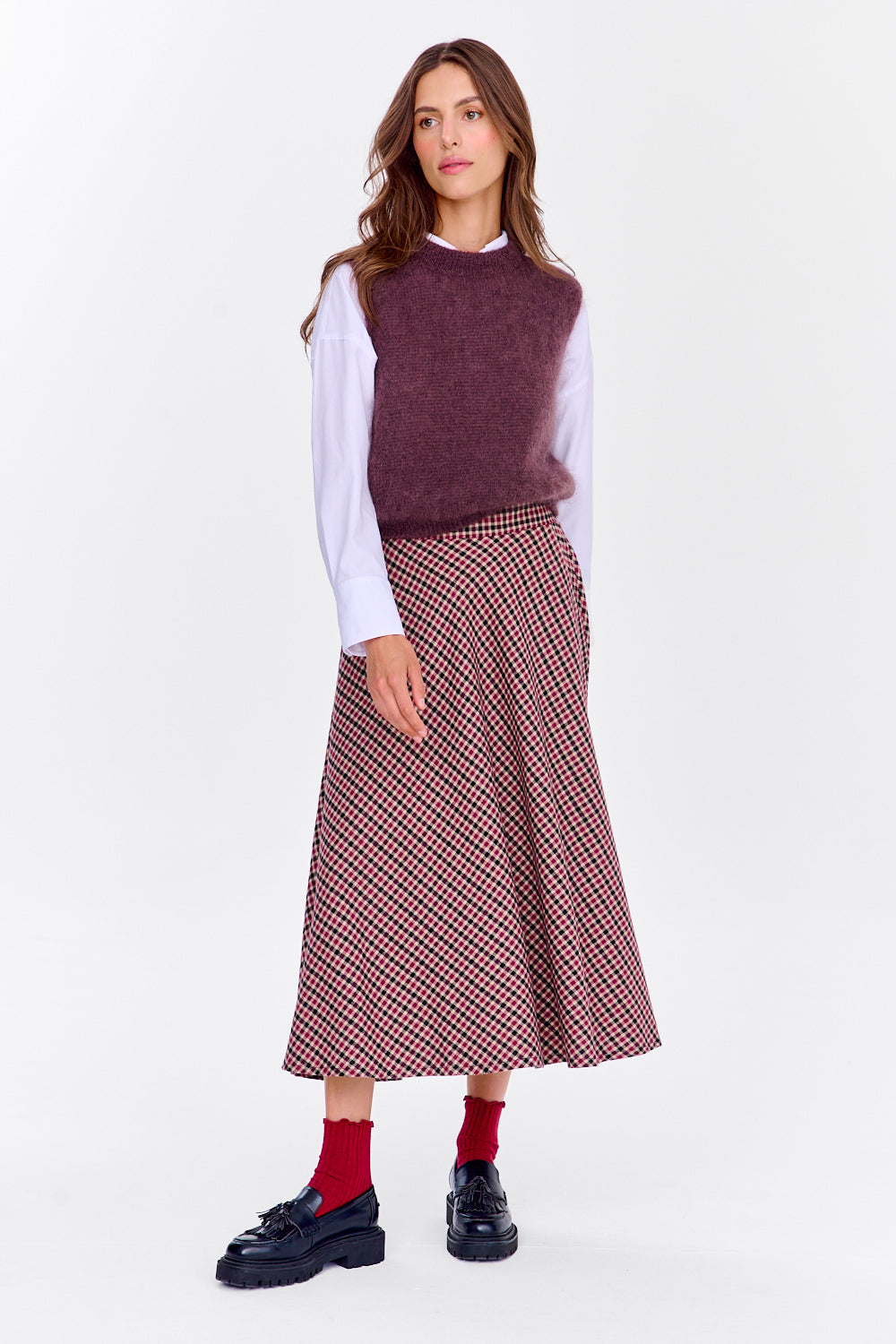 Sunday Crush flanellen rok