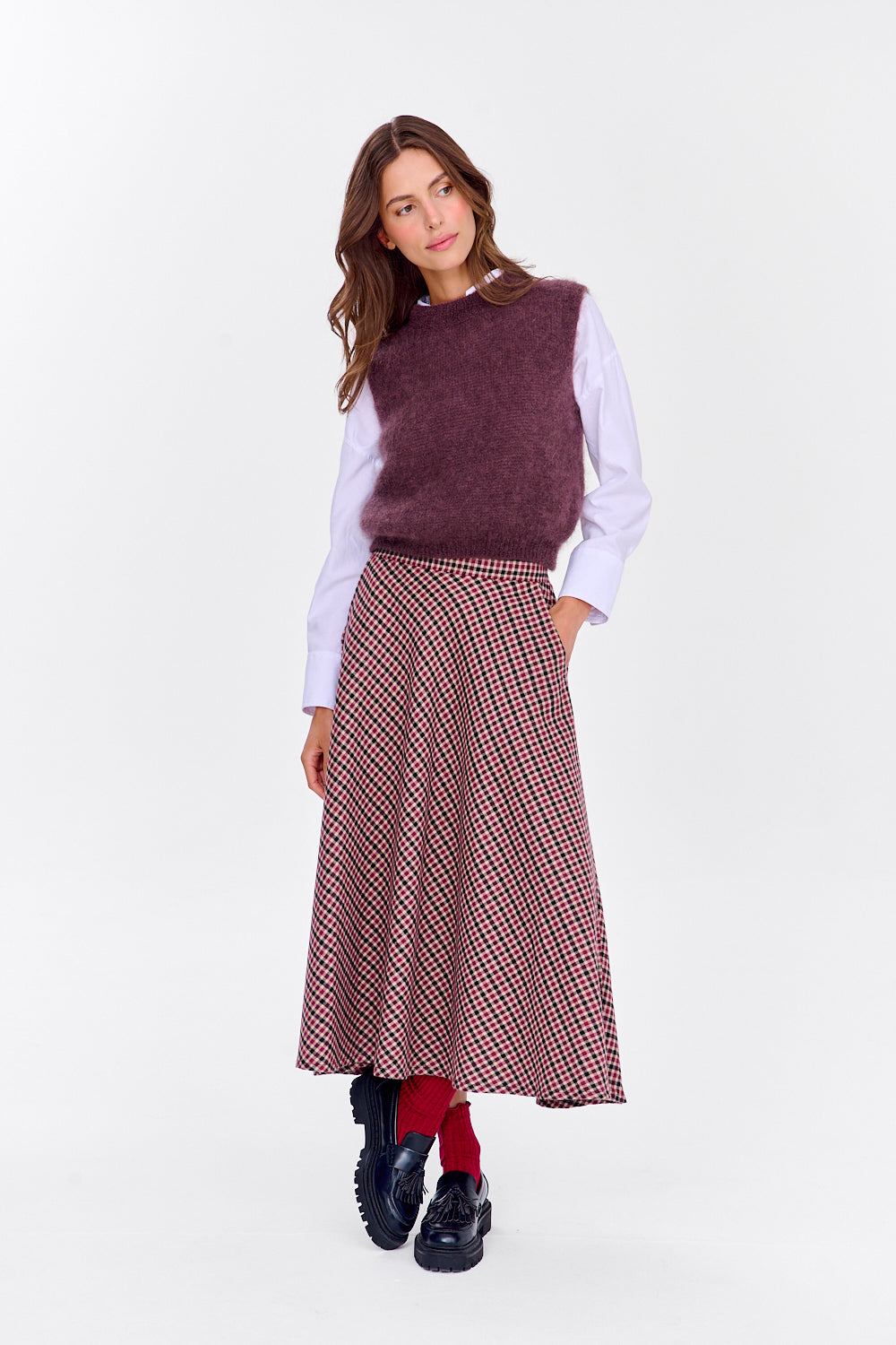 Sunday Crush flanellen rok