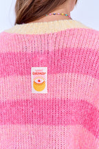 Aardbeienroom Wolmix Trui