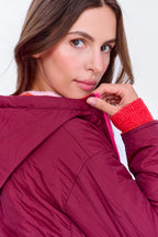 Poppy Loud Love wendbare Jacke mit Kapuze