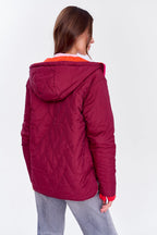 Poppy Loud Love wendbare Jacke mit Kapuze