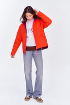 Poppy Loud Love wendbare Jacke mit Kapuze