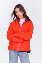 Poppy Loud Love wendbare Jacke mit Kapuze