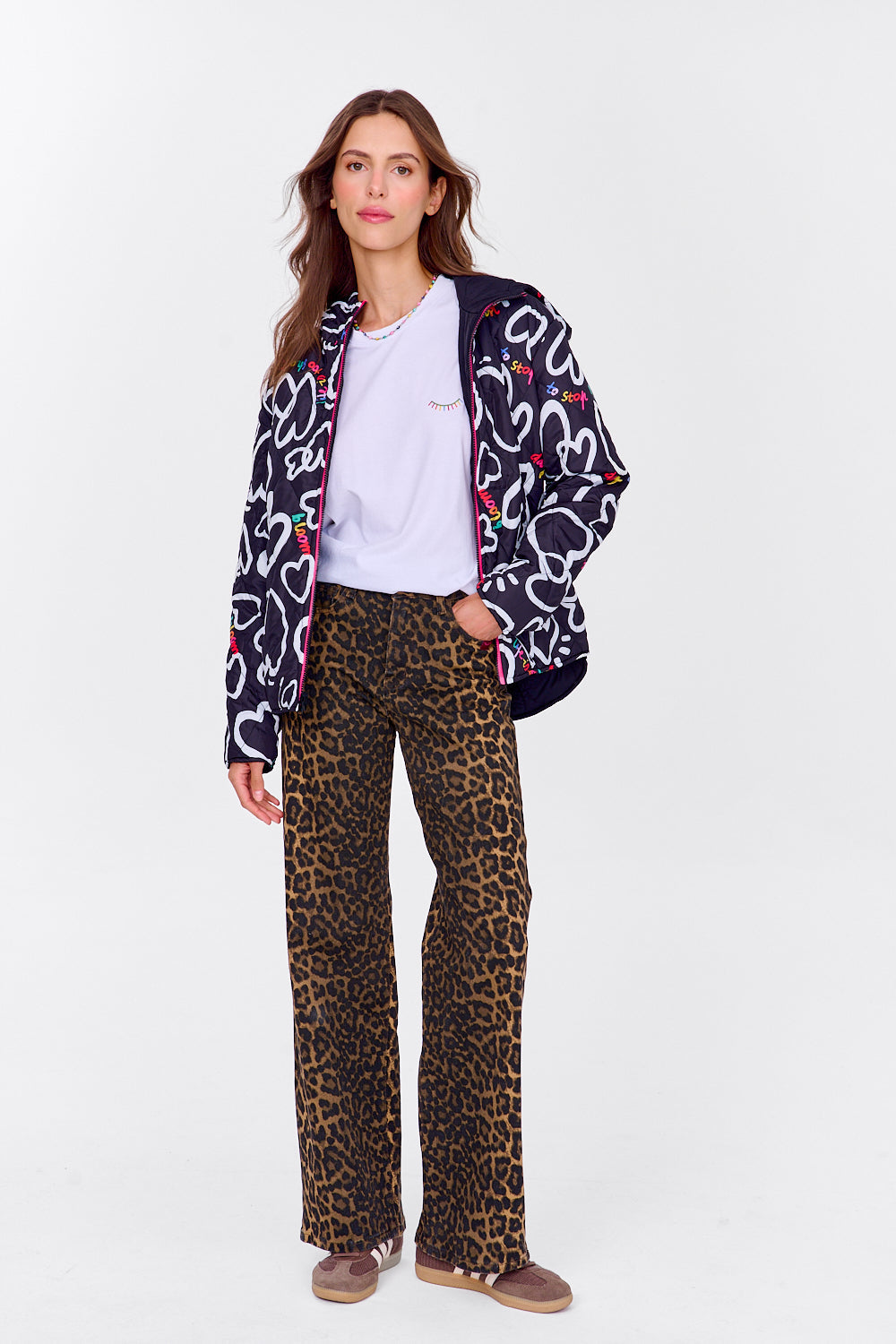 Poppy Double Crush double-sided jacket