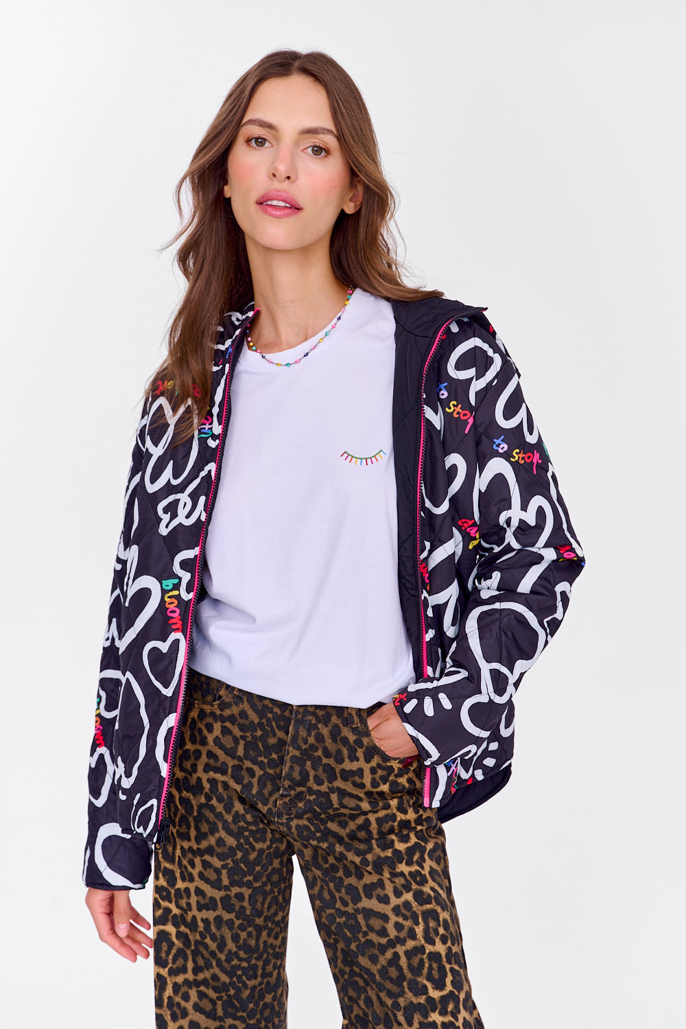 Poppy Double Crush double-sided jacket