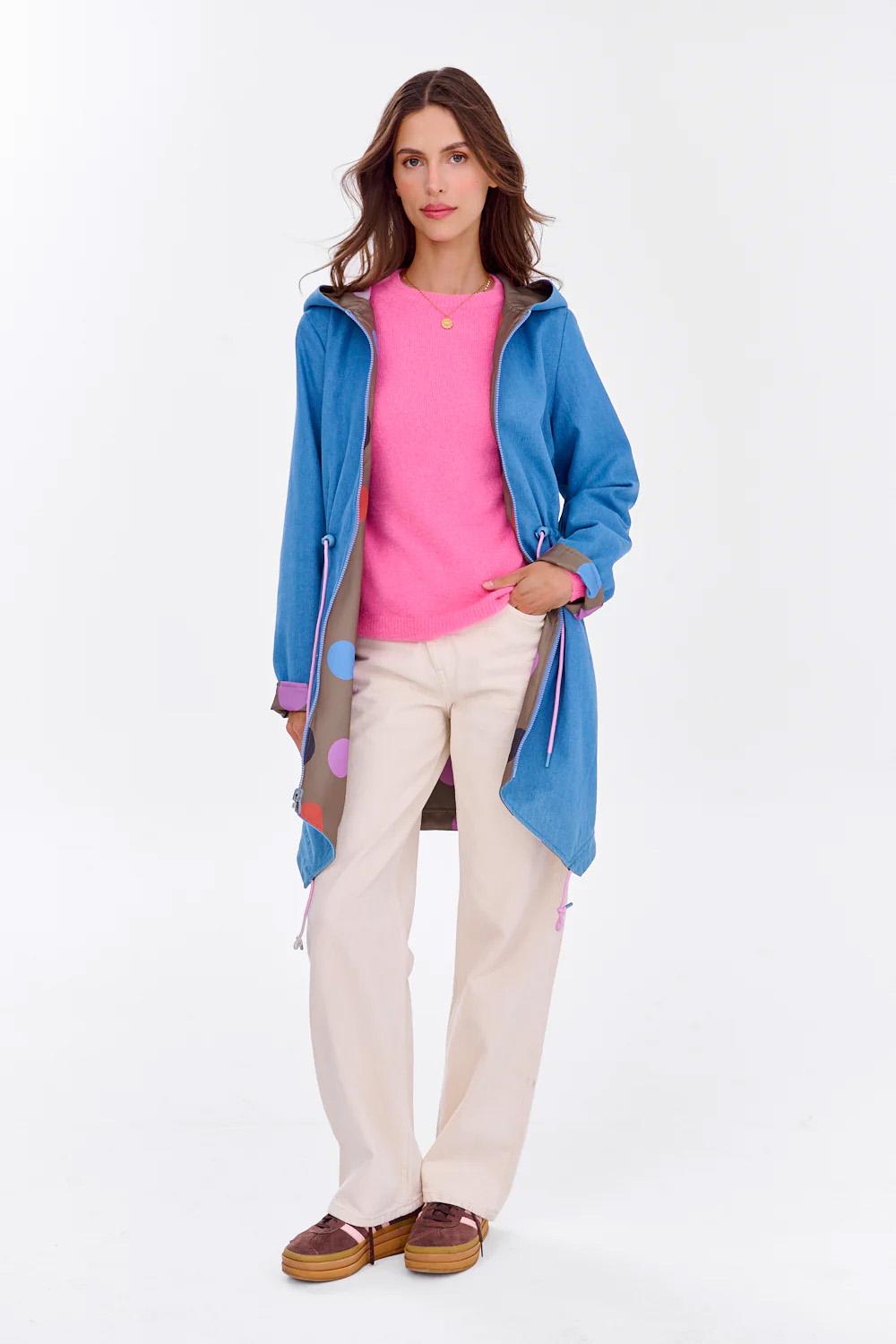 Moon Dots reversible parka