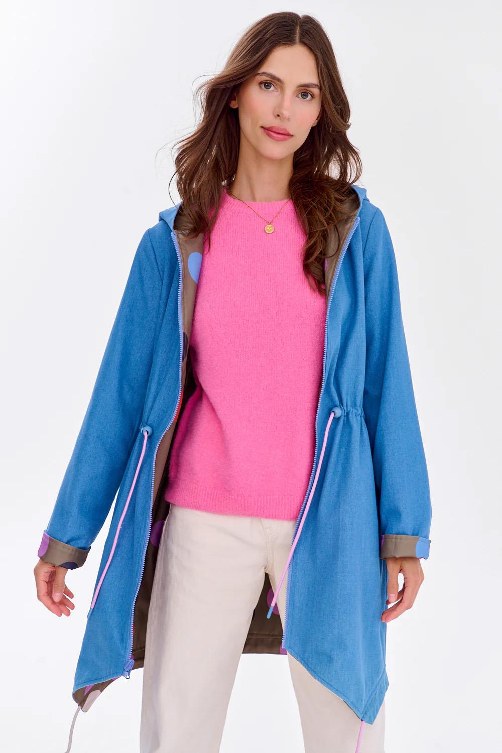 Moon Dots reversible parka