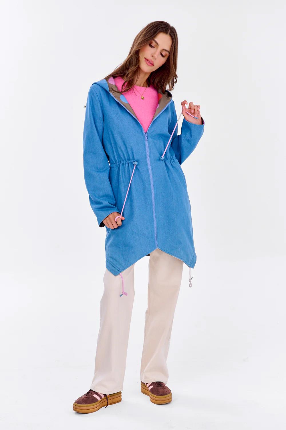 Moon Dots reversible parka