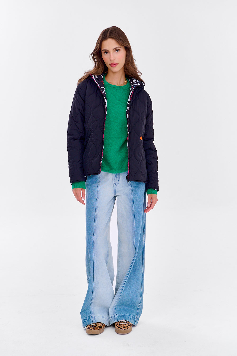 Poppy Double Crush double-sided jacket