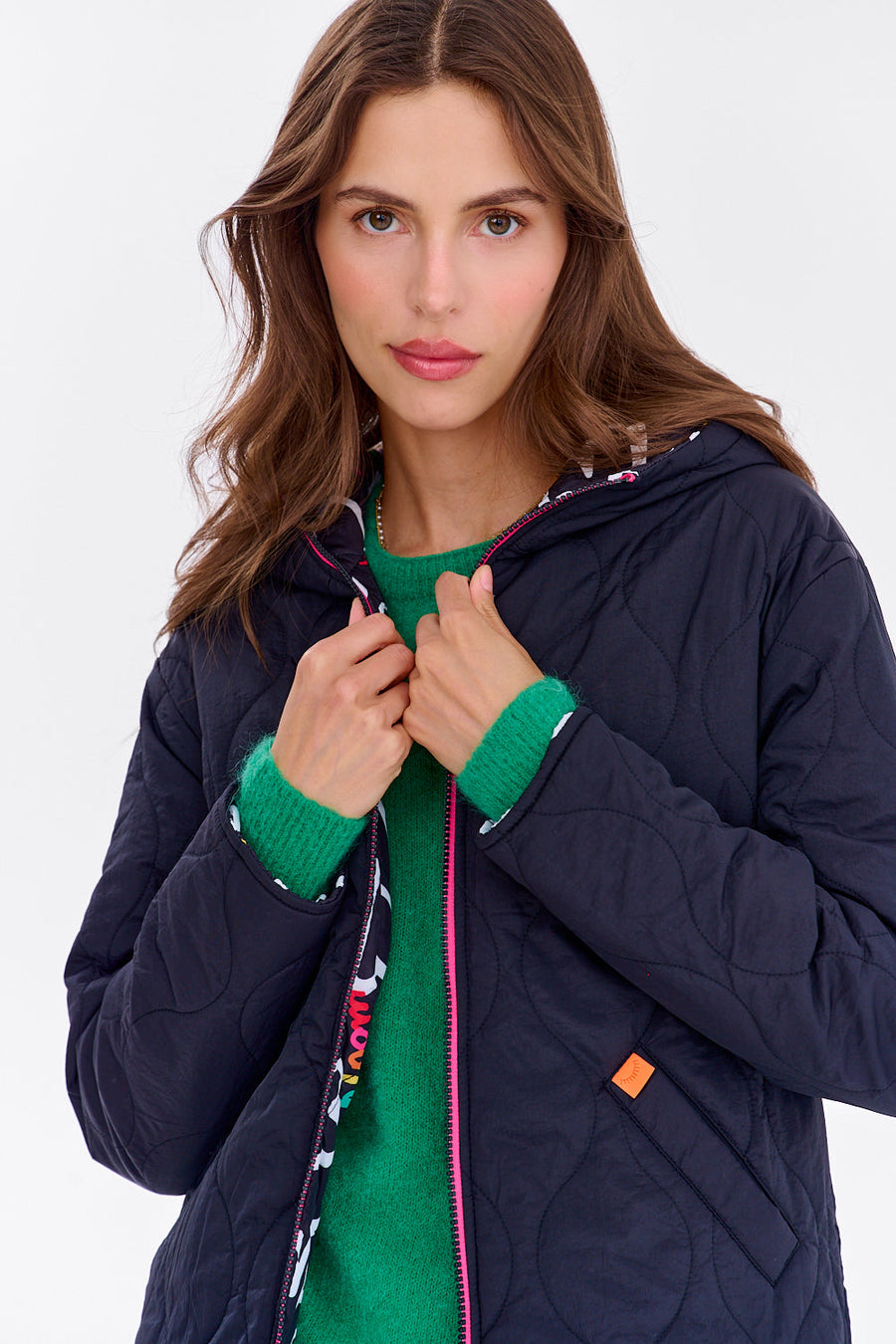 Geacă dublă față Poppy Double Crush