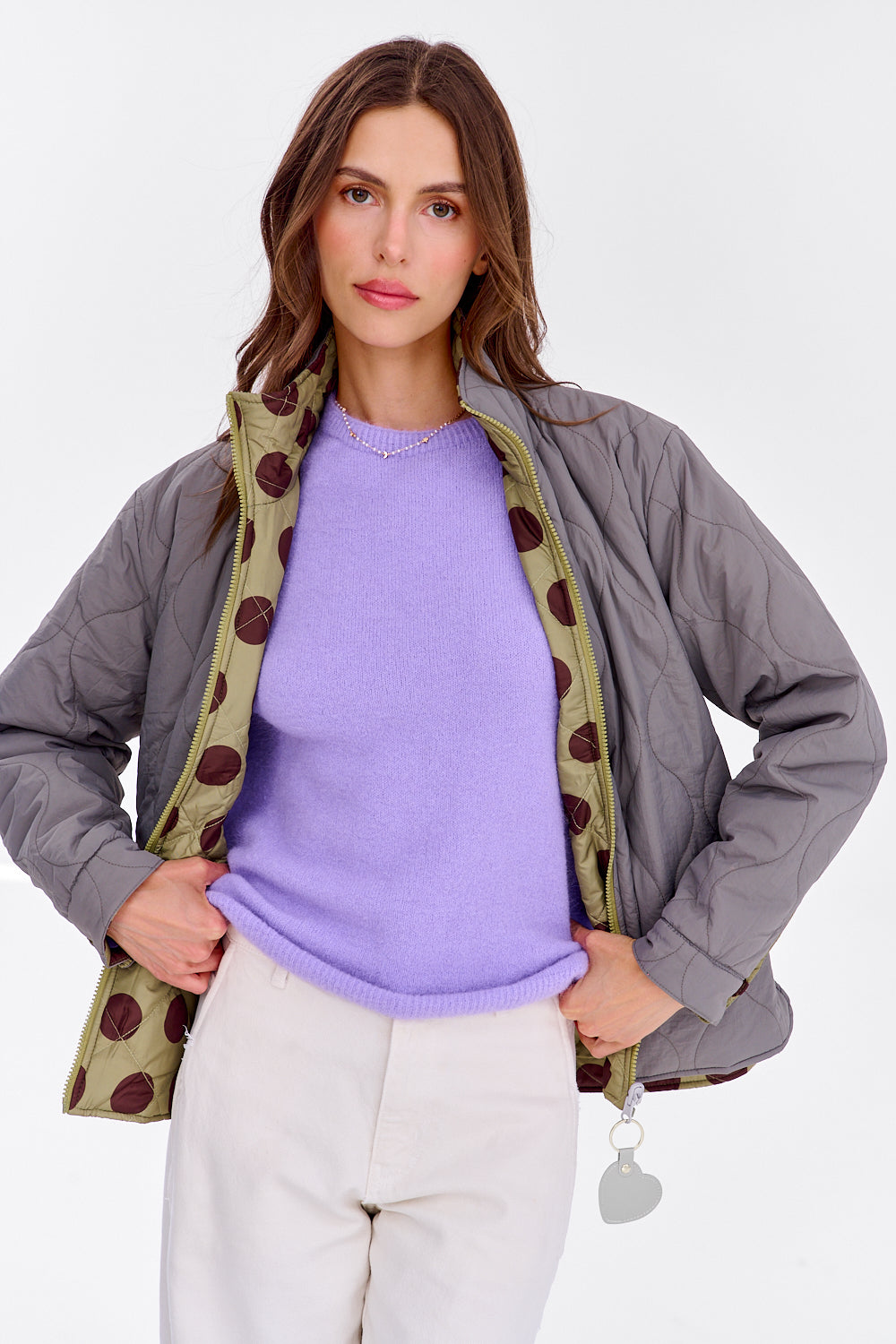 Poppy Dot It Up double-sided jacket