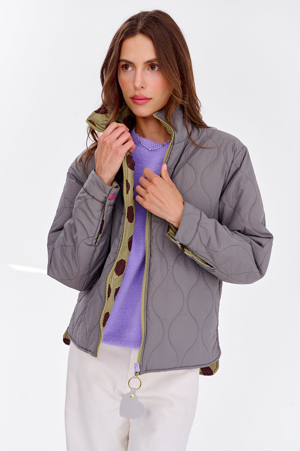 Poppy Dot It Up double-sided jacket
