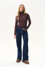 Dark Roast Turtleneck Top