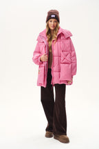 Stormy Cotton Candy Winter Jacket