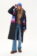 Anabelle Noir quilted coat
