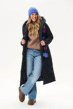 Anabelle Noir quilted coat