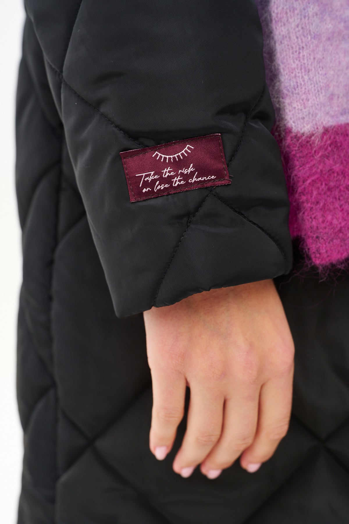 Anabelle Noir quilted coat