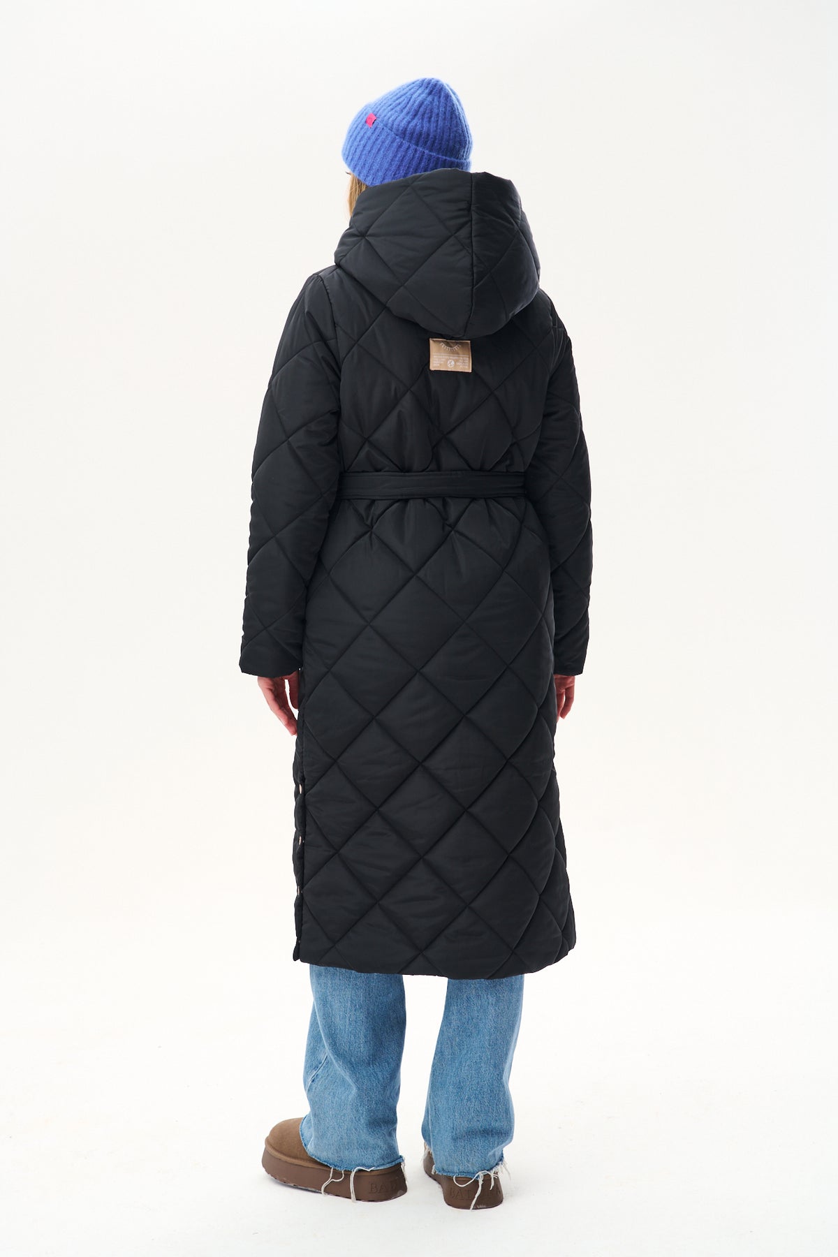 Anabelle Noir quilted coat