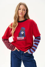 Espresso Elsewhere Long Sleeve Top