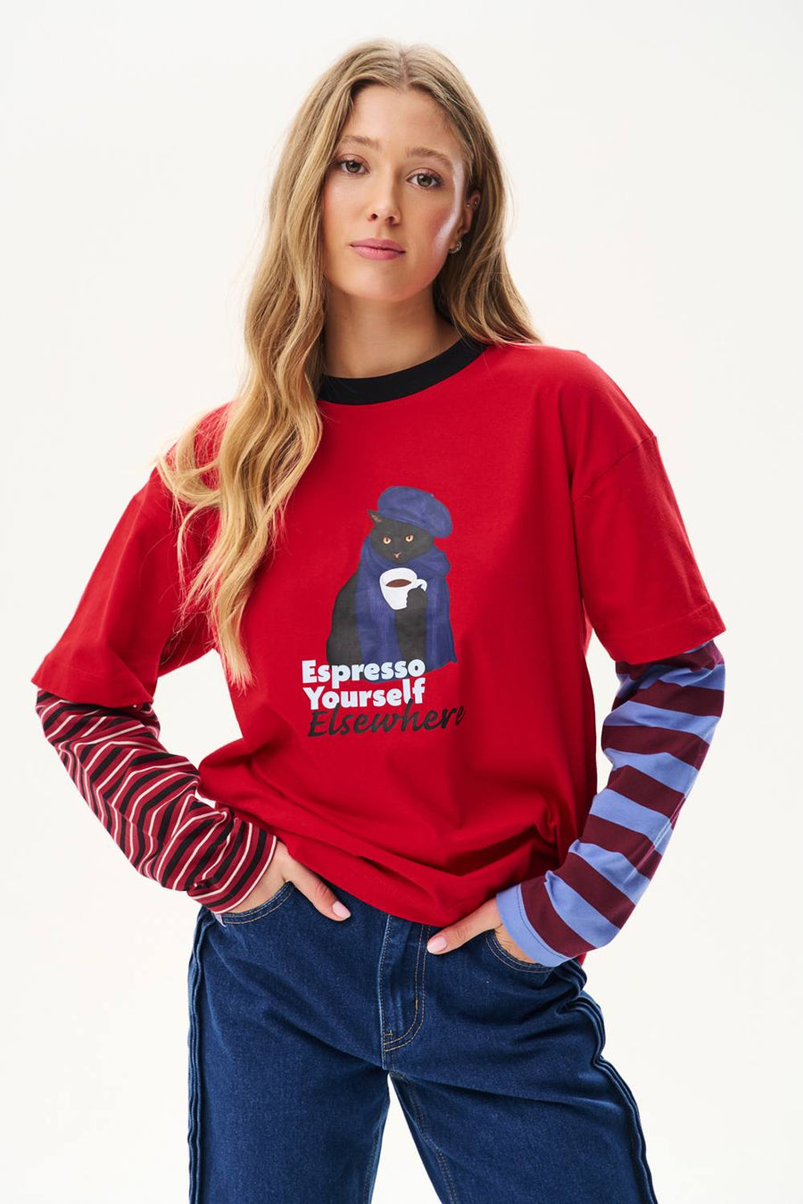 Espresso Elsewhere Long Sleeve Top