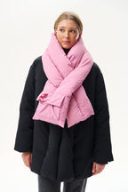 Marshmallow Ice Quilted Scarf