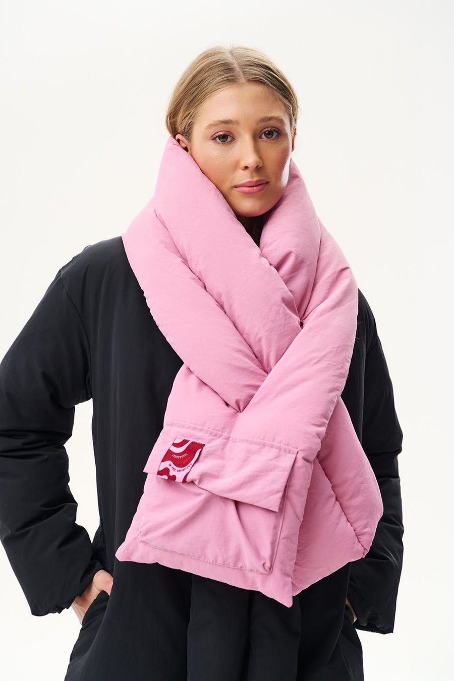 Marshmallow Ice Quilted Scarf
