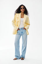 Here Comes the Sun linen blazer