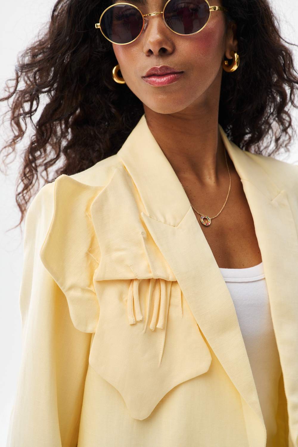 Here Comes the Sun linen blazer