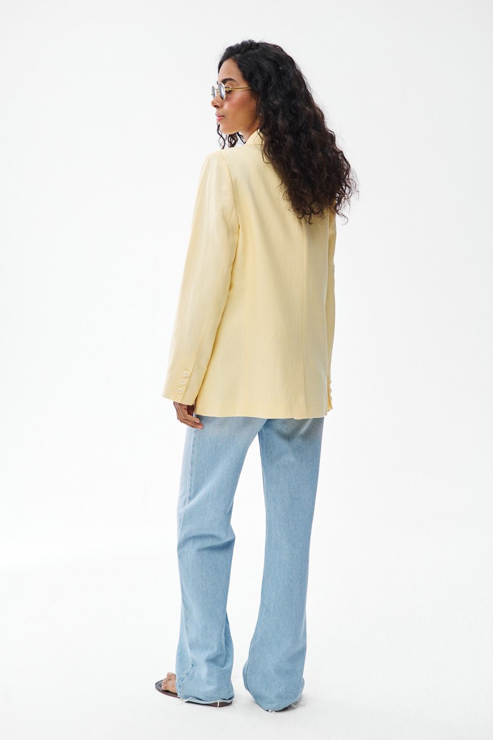 Here Comes the Sun linen blazer