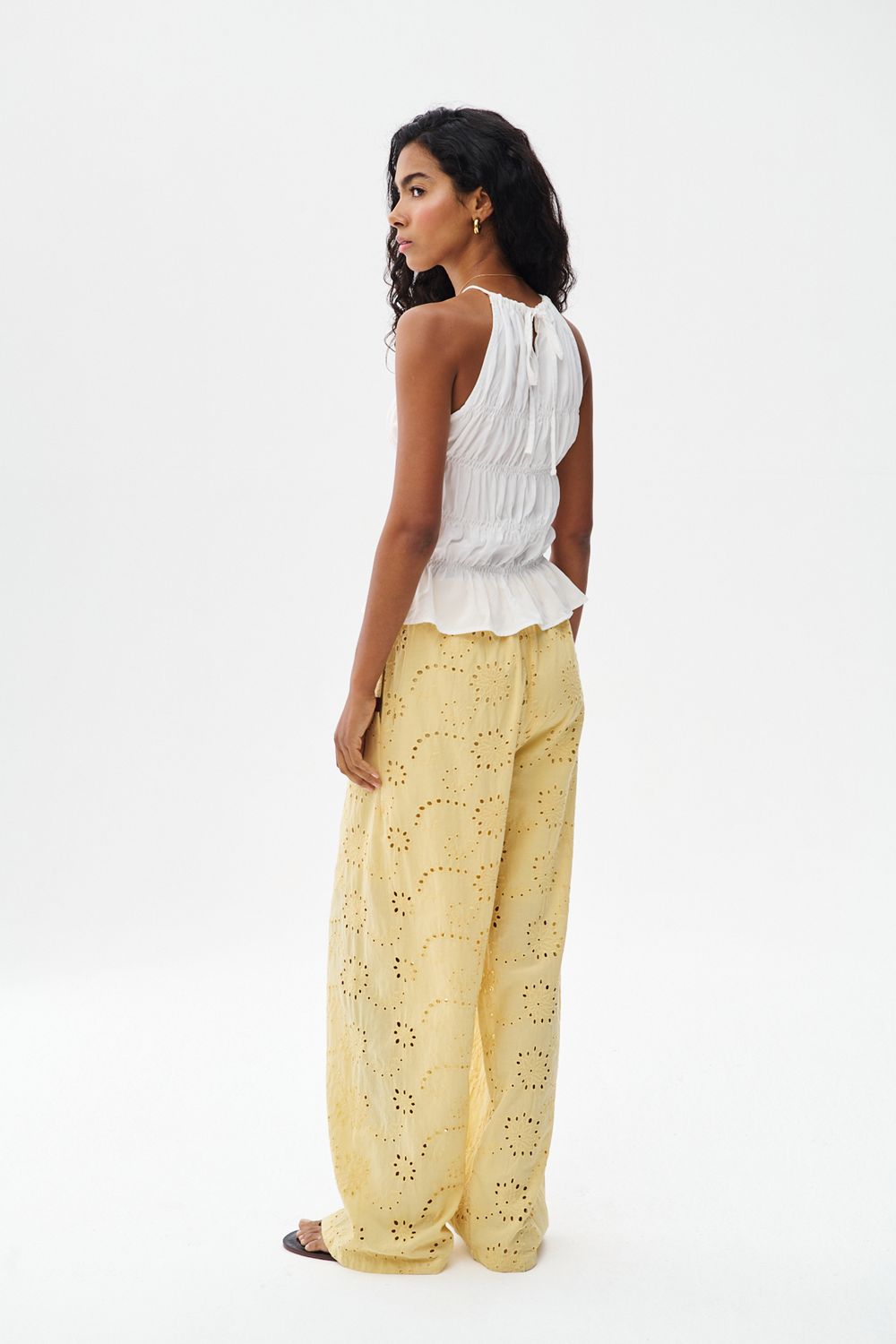 Sunspot Days openwork trousers