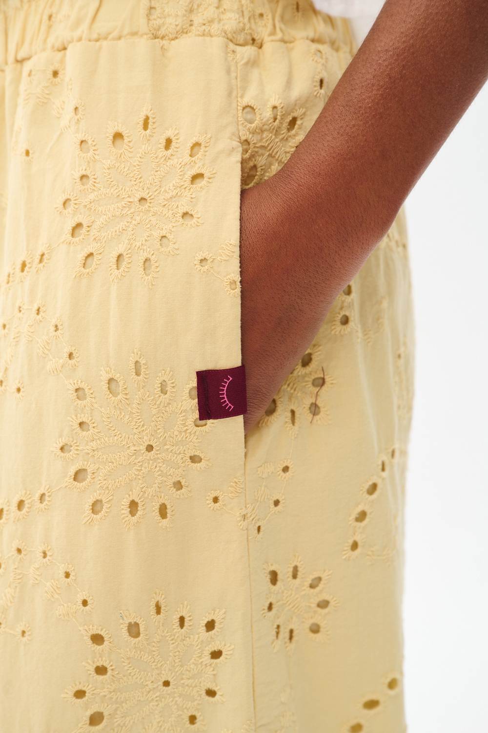Sunspot Days openwork trousers