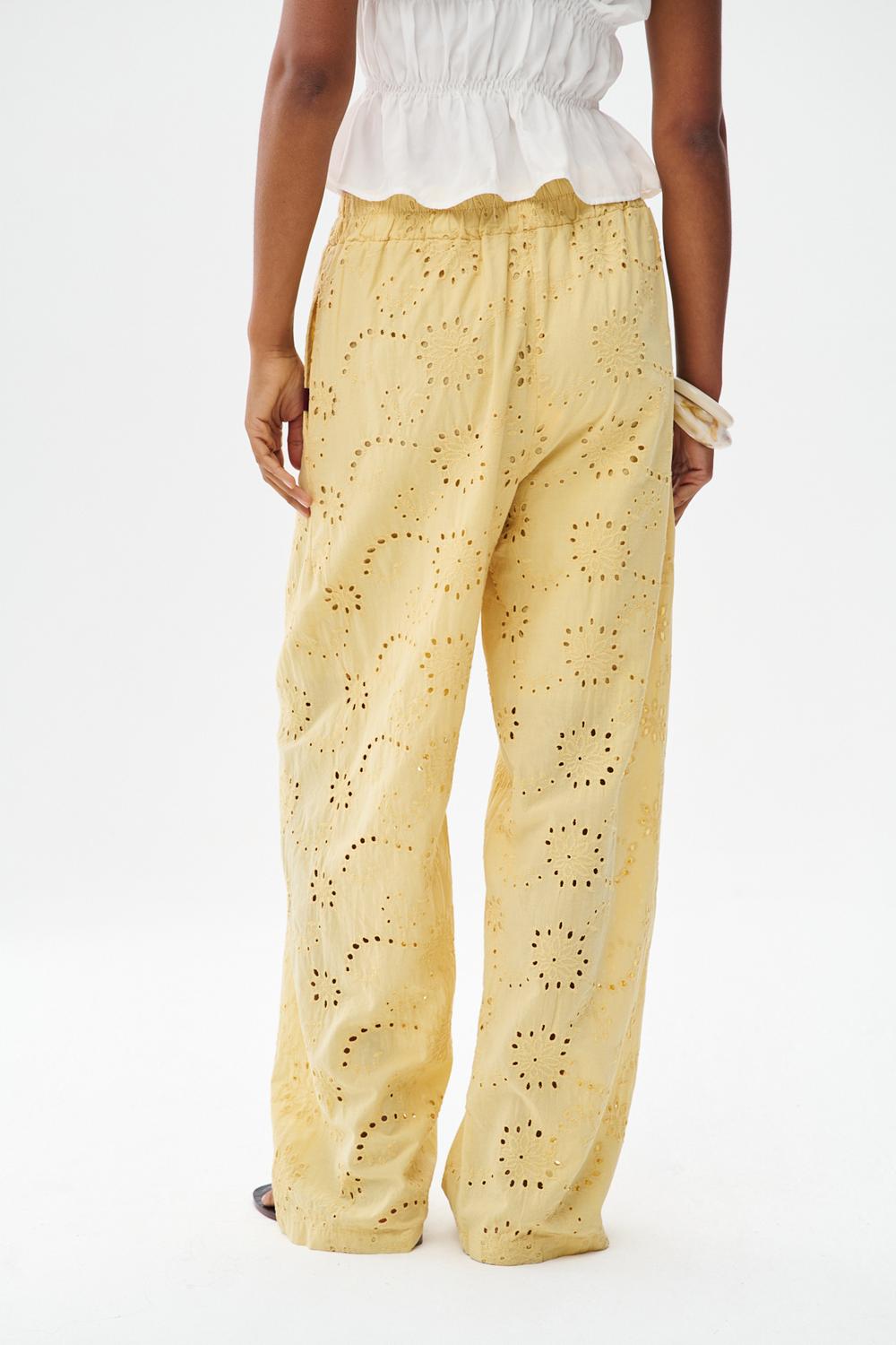 Sunspot Days openwork trousers
