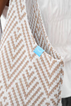 Woven Blues Crochet Torba