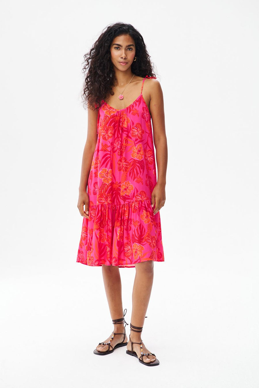 Rochie Aloha: Rochie mini fără bretele