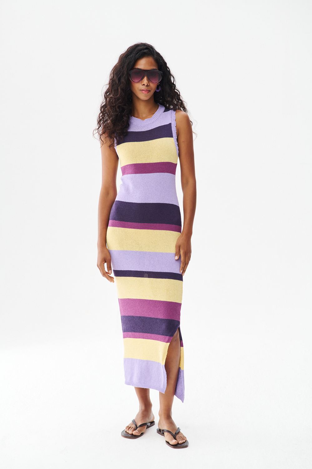 Crocus Bloom Crochet Dress –