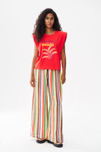Copacabana Wide-Leg Linen Pants