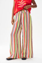 Copacabana Wide-Leg Linen Pants
