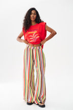 Copacabana Wide-Leg Linen Pants