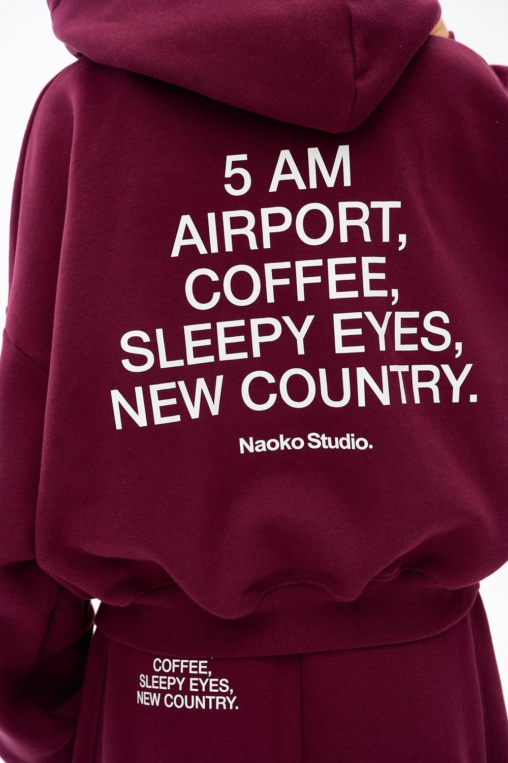 Boarding Soon Zip-Up Sweatshirt