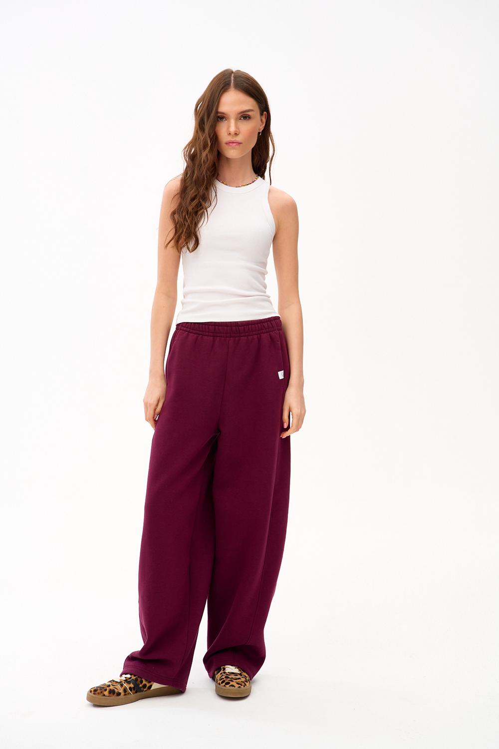 Boarding Soon Wide-Leg Sweatpants